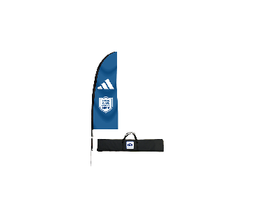 adidas Co-Branded 11' Blade Flag Kit Pole Carry Bag and Ground Stake
