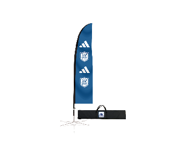adidas Co-Branded 13' Blade Flag Kit Pole Carry Bag and Folding Base