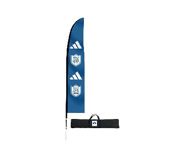 adidas Co-Branded 16' Blade Flag Kit Pole Carry Bag and Ground Stake