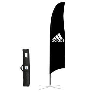 adidas 21' Blade Flag Kit  Pole Carry Bag and Folding Base