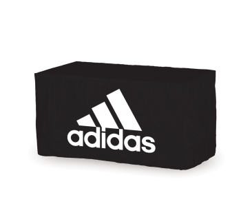 adidas 4' Fitted Vendor Table Cover 