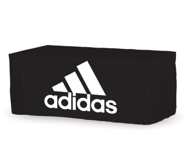 adidas 8' Fitted Vendor Table Cover 